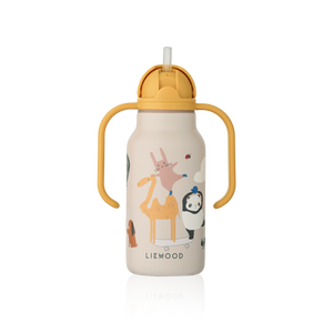 Liewood Thermal Drinking Bottle "Kimmie" | Around the world / Sandy