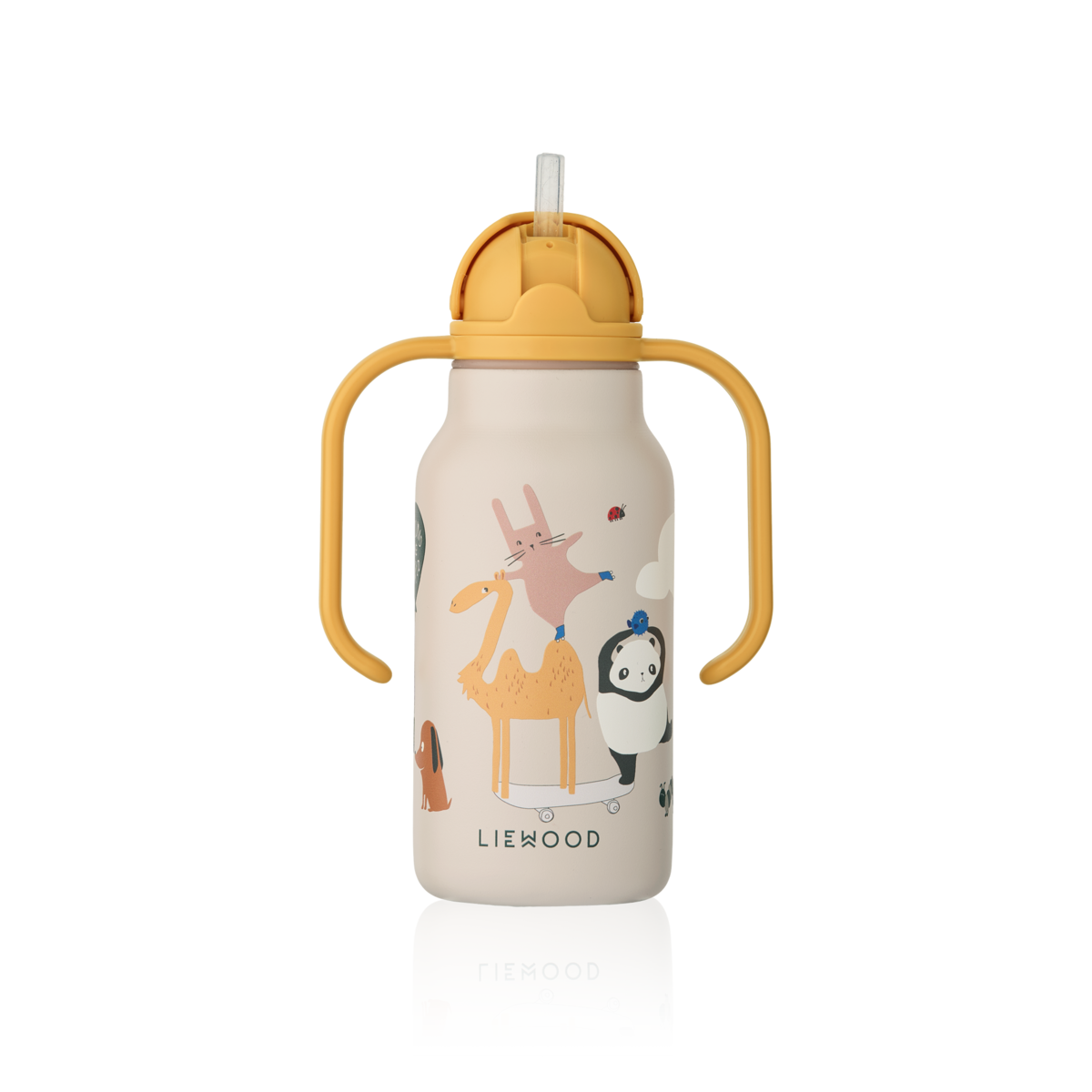 Liewood Thermo Trinkflasche "Kimmie" | Around the world / Sandy