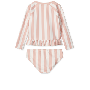 Liewood Badehose-Set "Dagny" Stripe Sorbet Rose / Creme de la Creme