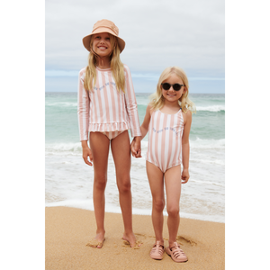Liewood Badehose-Set "Dagny" Stripe Sorbet Rose / Creme de la Creme