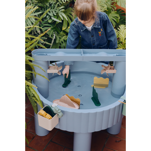 Liewood Activity Table "Sepp" | Beach blue multi mix