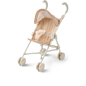 Liewood Puppenwagen Elsie gestreift in Pale Tuscany und Creme de la Creme für Puppen und Kuscheltiere