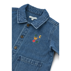 Liewood Overshirt "Kinsley" Medium Blue Denim