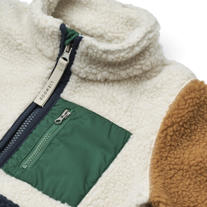 Liewood Jacket "Nolan" Pile Classic Navy | Multi Mix