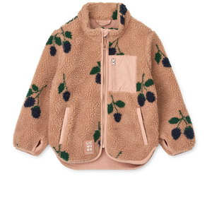 Liewood Kinderjacke Nolan in Berry und Pale Tuscany – wetterfeste, gefütterte Übergangsjacke
