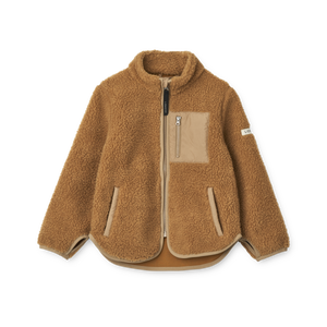 Liewood Jacke "Nolan" Pile Golden Caramel | Oat Mix