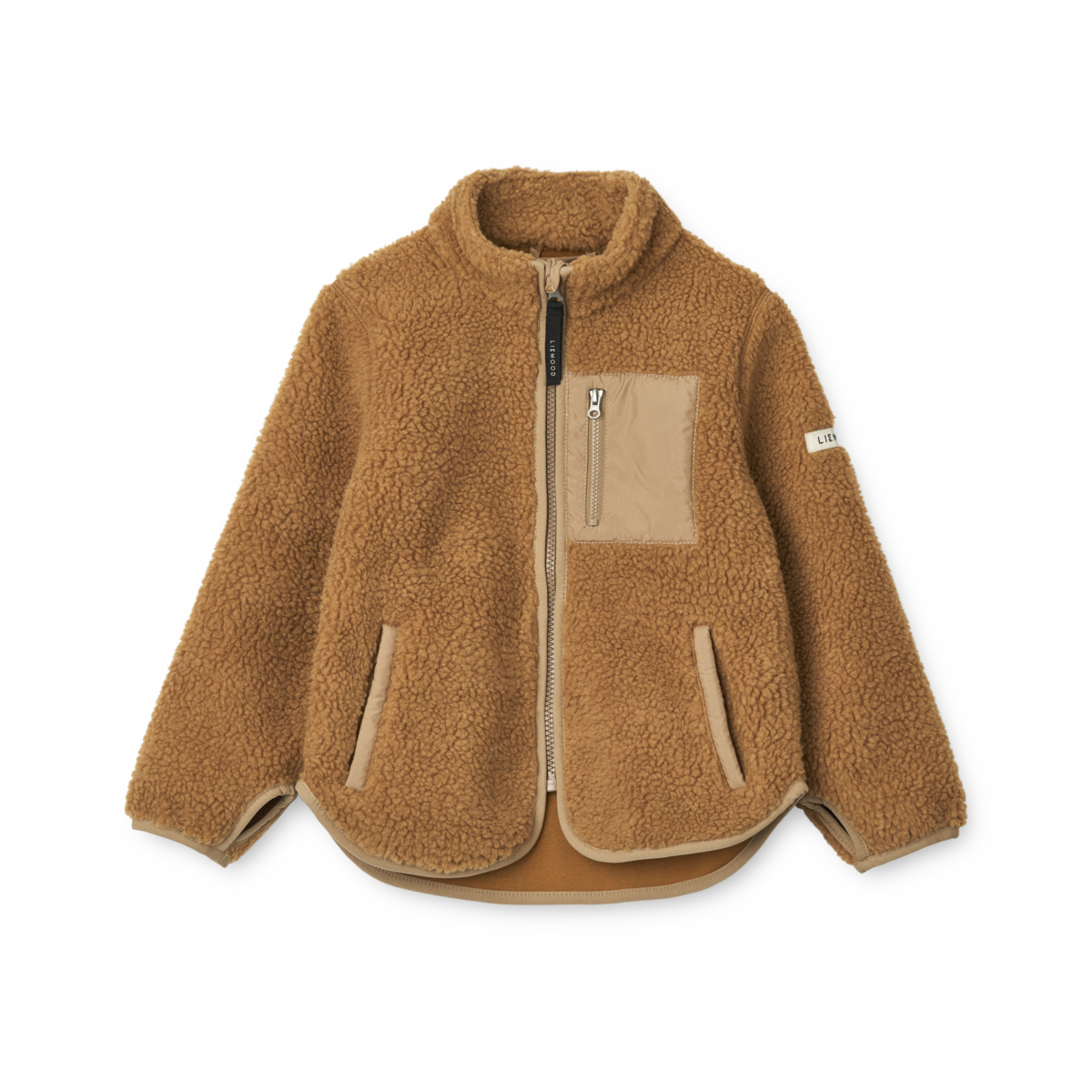 Liewood Jacke "Nolan" Pile Golden Caramel | Oat Mix