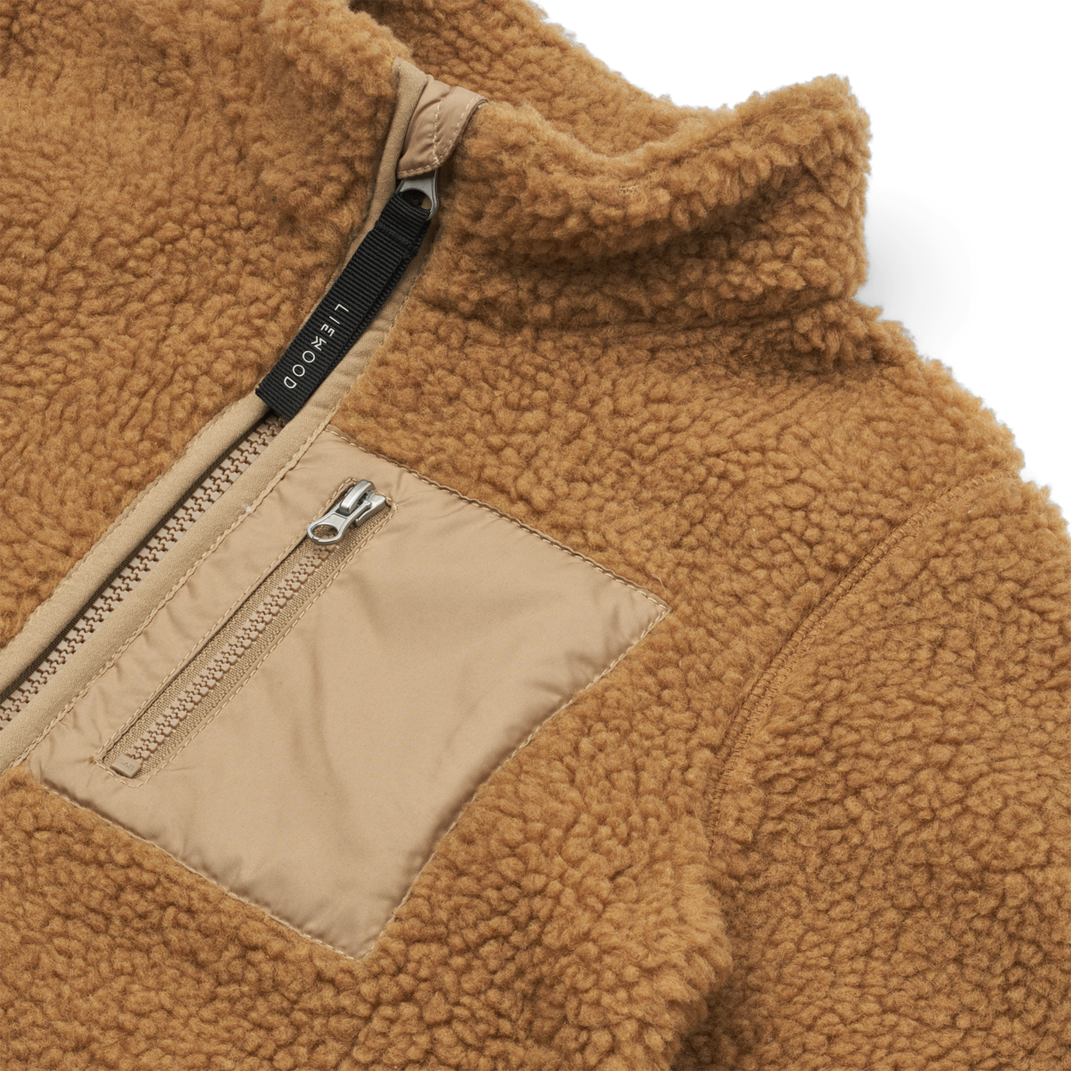 Liewood Jacke "Nolan" Pile Golden Caramel | Oat Mix