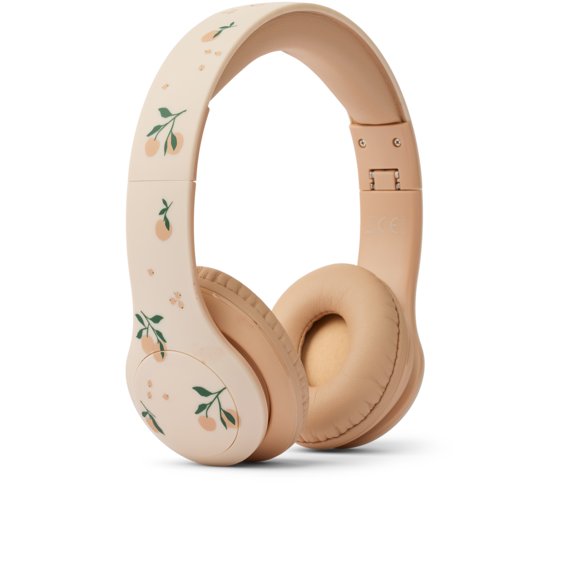 Liewood kabellose Kinder-Kopfhörer "Quinn" in Peach / Sea Shell – Bluetooth-Kopfhörer mit Lautstärkebegrenzung und weichem Design für Kinder.
