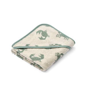 Liewood  Kapuzentuch "Alba" Crab / Sandy