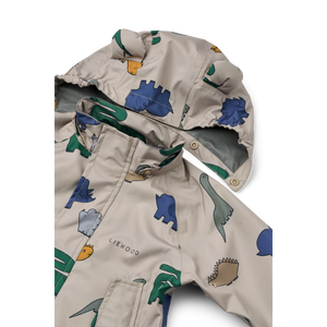 Liewood Regenset "Manu" Dinosaurs / Mist