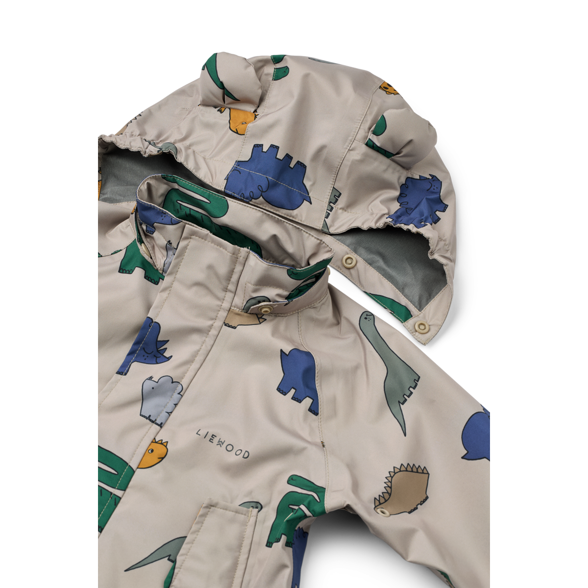 Liewood Regenset "Manu" Dinosaurs / Mist