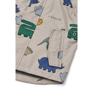 Liewood Regenset "Manu" Dinosaurs / Mist