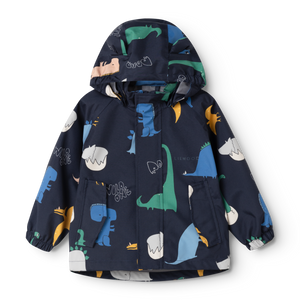 Liewood Regenset "Manu" | Dino roar / Classic navy