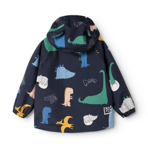 Liewood Regenset "Manu" | Dino roar / Classic navy