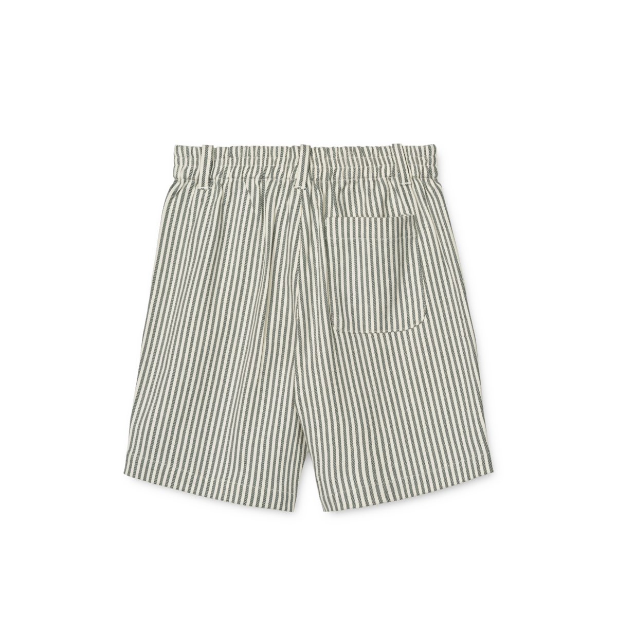 Liewood Denim Shorts "Barrett" Stripe Whale Blue / Creme de la Creme