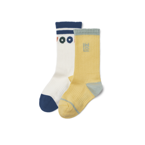 Liewood Chaussettes « Annette » Lemonade / Crème de la Crème