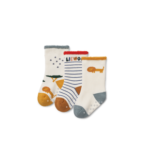 Liewood Baby-Socken "Eloy" Safari / Sandy Mix