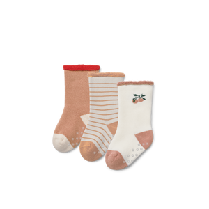 Liewood Baby-Socken "Eloy" Peach / Sandy Mix
