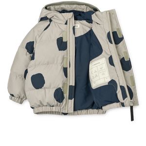 Liewood Daunenjacke mit Ohren "Adelina" Spot Dots | Mist