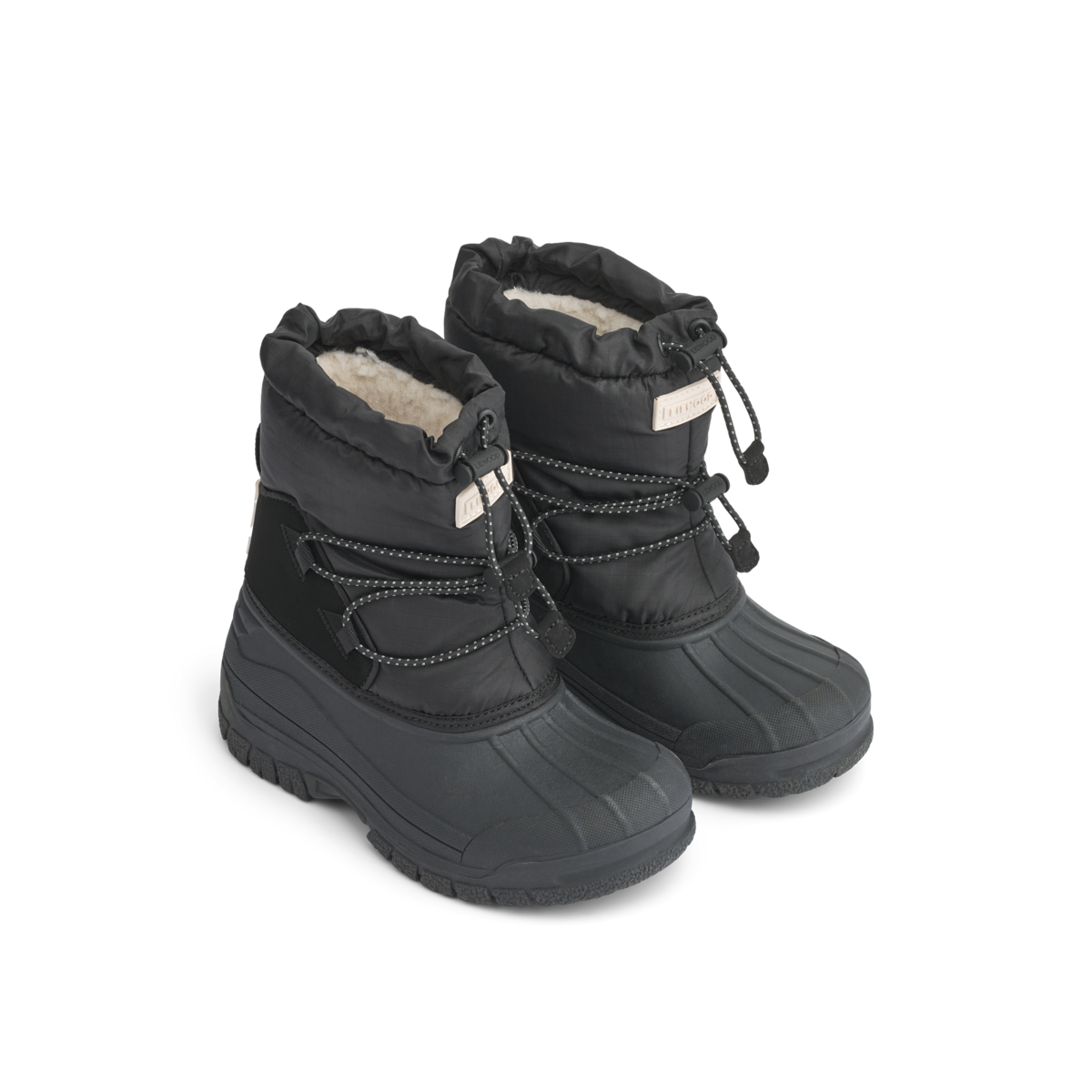 Liewood Winter Boots „Ania“ in Schwarz – warme, wasserabweisende Kinderstiefel mit Teddyfleece-Futter