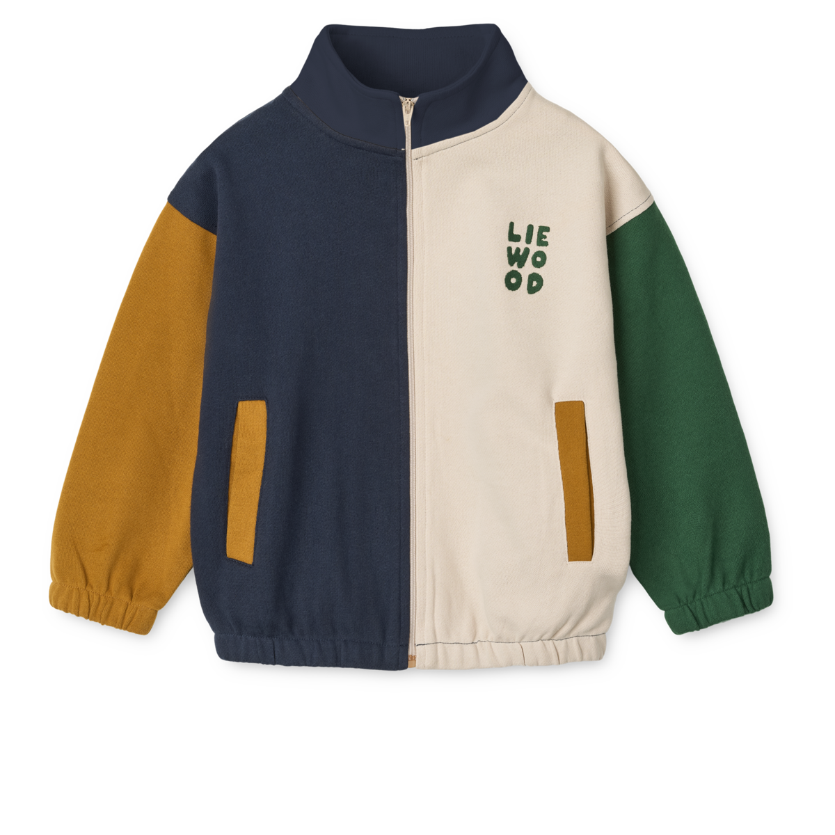 Liewood Zip-Up Sweatshirt "Cassius" Classic Navy Multi Mix