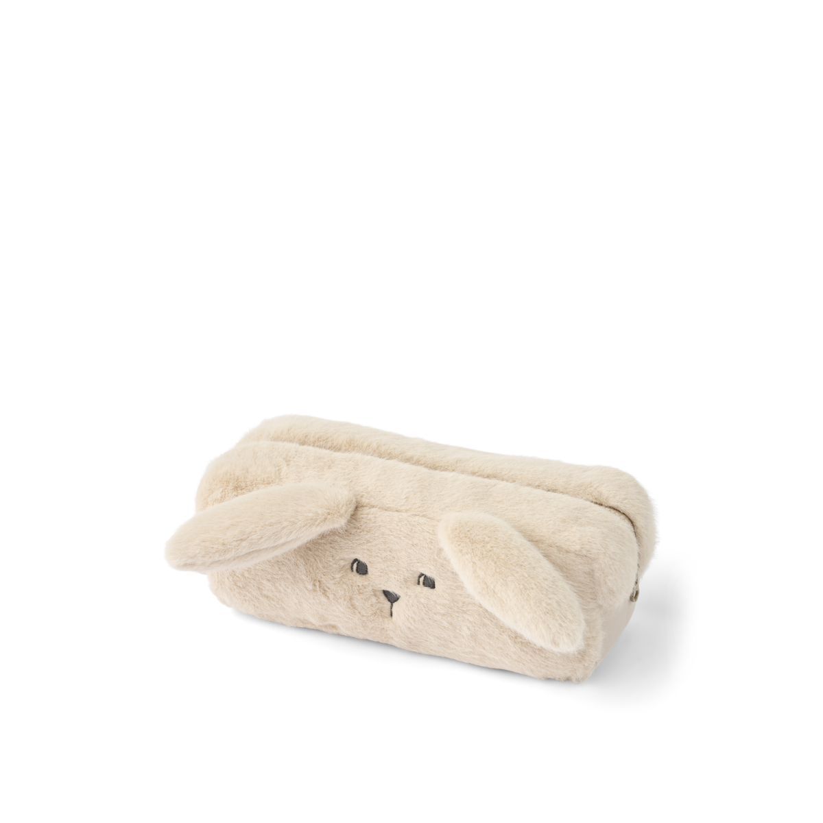 Liewood Fleece-Stifte-Etui "Beno" in Mist – kuscheliges Etui aus recyceltem Material mit Reißverschluss und Innenfächern, vielseitig einsetzbar als Organizer oder Federmäppchen.