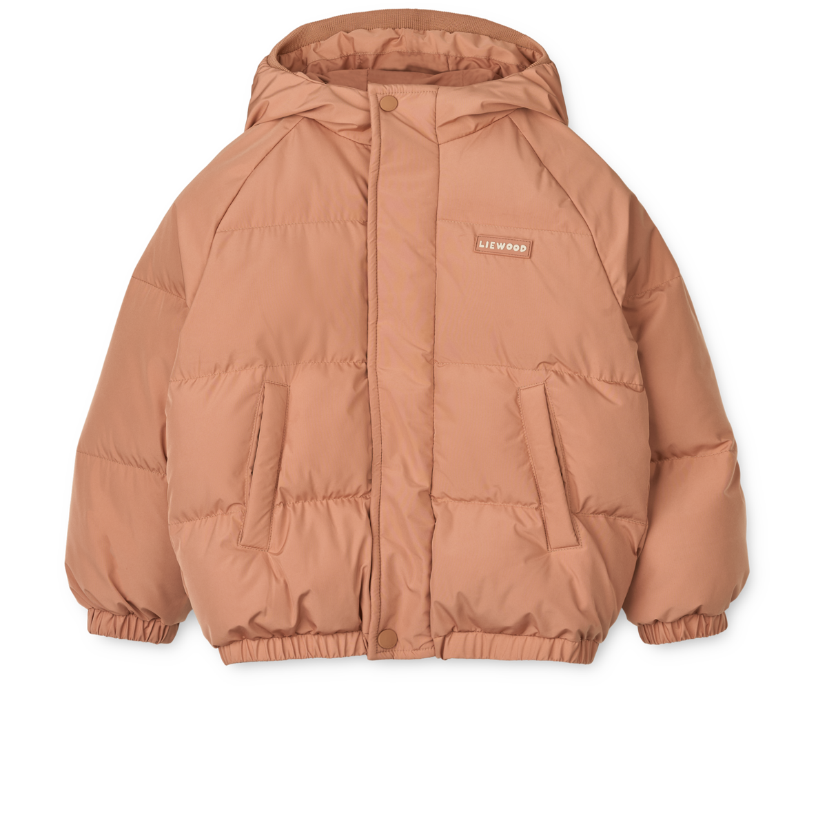 „Liewood Daunenjacke ‚Adalina‘ in Dusty Rose – warme Kinderjacke aus recycelten Materialien mit Kapuze, Reißverschluss und Daunenfüllung“