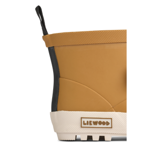 Liewood Kinder Regenstiefel 'Jesse' Bear | Golden Caramel