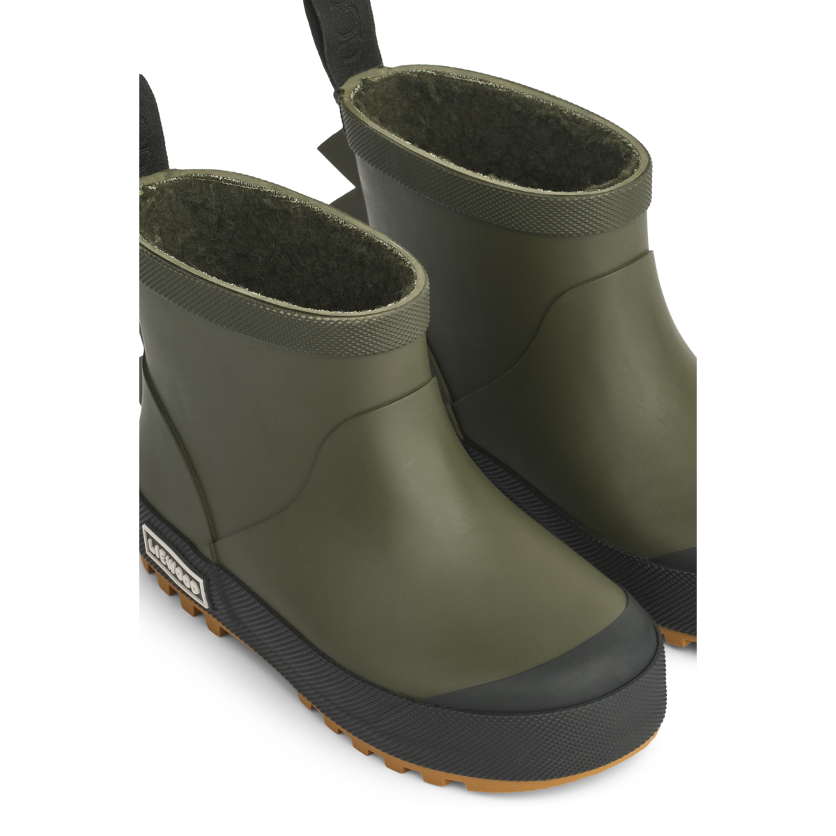 Liewood Thermo Regenstiefel 'Jesse Dino' Army Brown