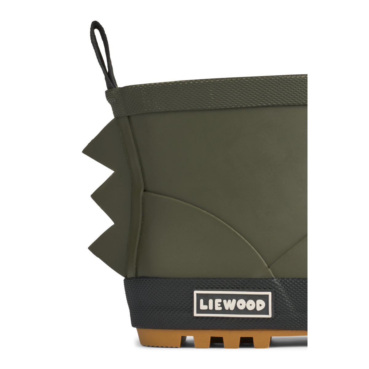Liewood Thermo Regenstiefel 'Jesse Dino' Army Brown