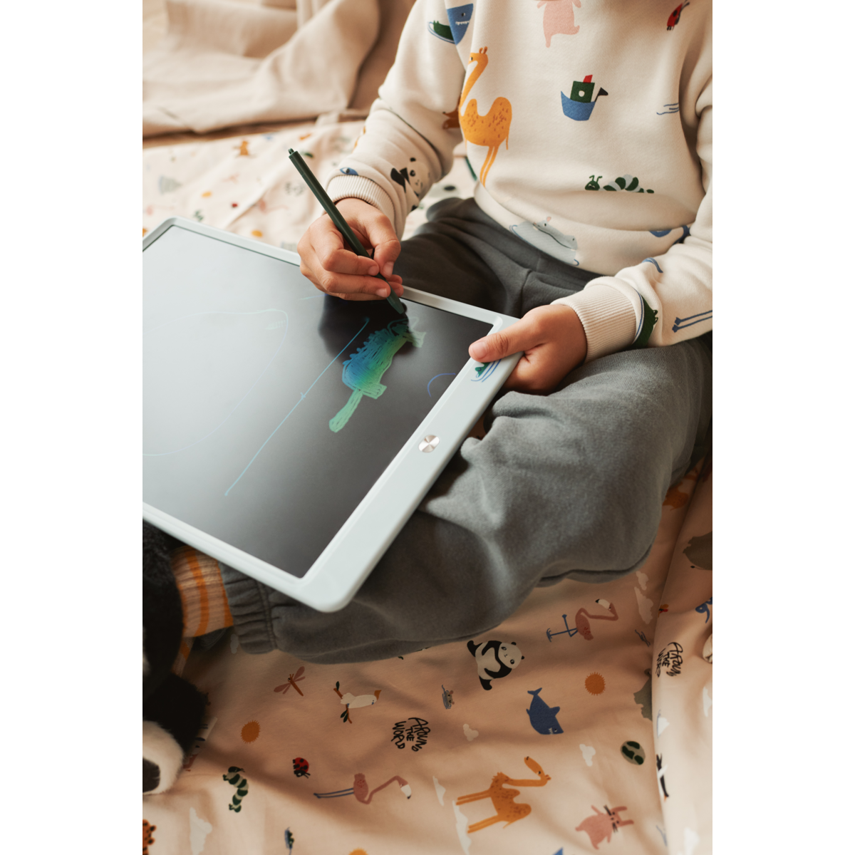 Liewood Magische Zeichentafel "Zora" | Croco / Dove blue