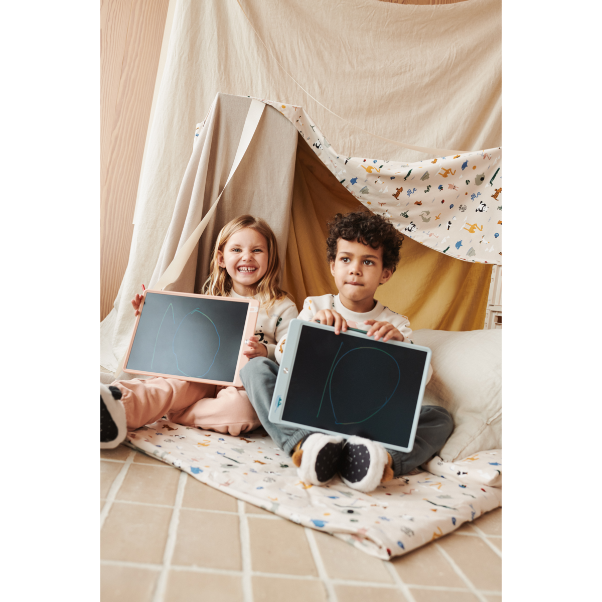 Liewood Magische Zeichentafel "Zora" | Croco / Dove blue