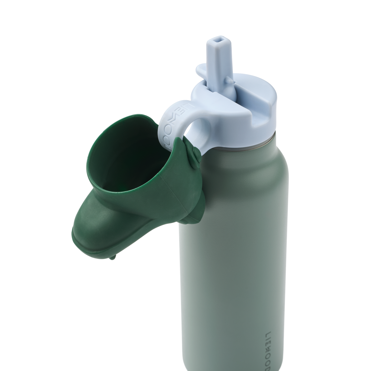 Liewood Trinkflasche "Falk" Crocodile | Peppermint / Garden green 350ml