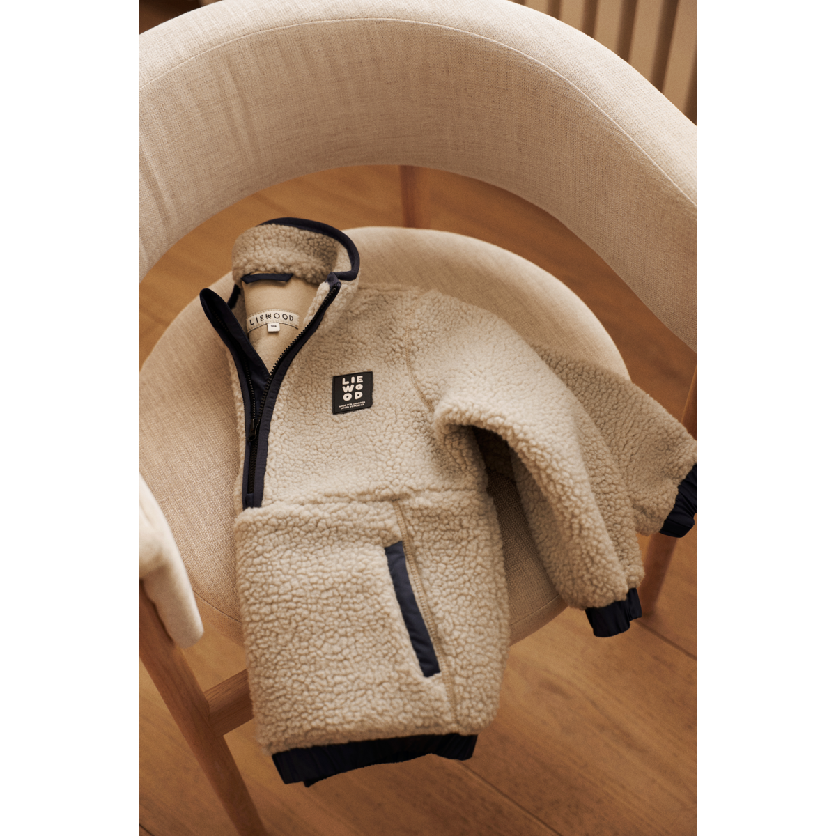 Liewood Fleece-Sweatshirt "Balou" Pile | Mist