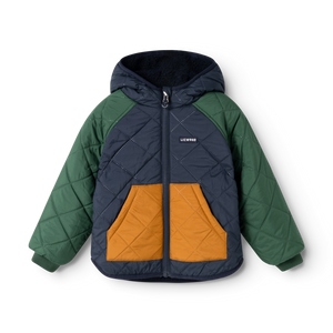 Veste réversible Liewood « Jackson » | Vert jardin multicolore