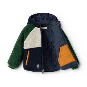 Veste réversible Liewood « Jackson » | Vert jardin multicolore