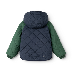 Veste réversible Liewood « Jackson » | Vert jardin multicolore