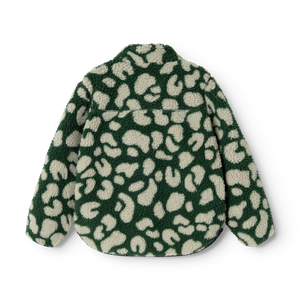 Liewood Fleecejacke "Nolan" | Mega leo / Garden green
