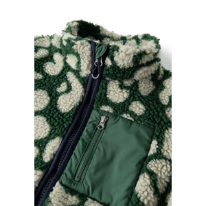 Liewood Fleecejacke "Nolan" | Mega leo / Garden green