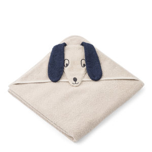 Liewood Serviette à Capuche "Augusta" Chien | Sandy