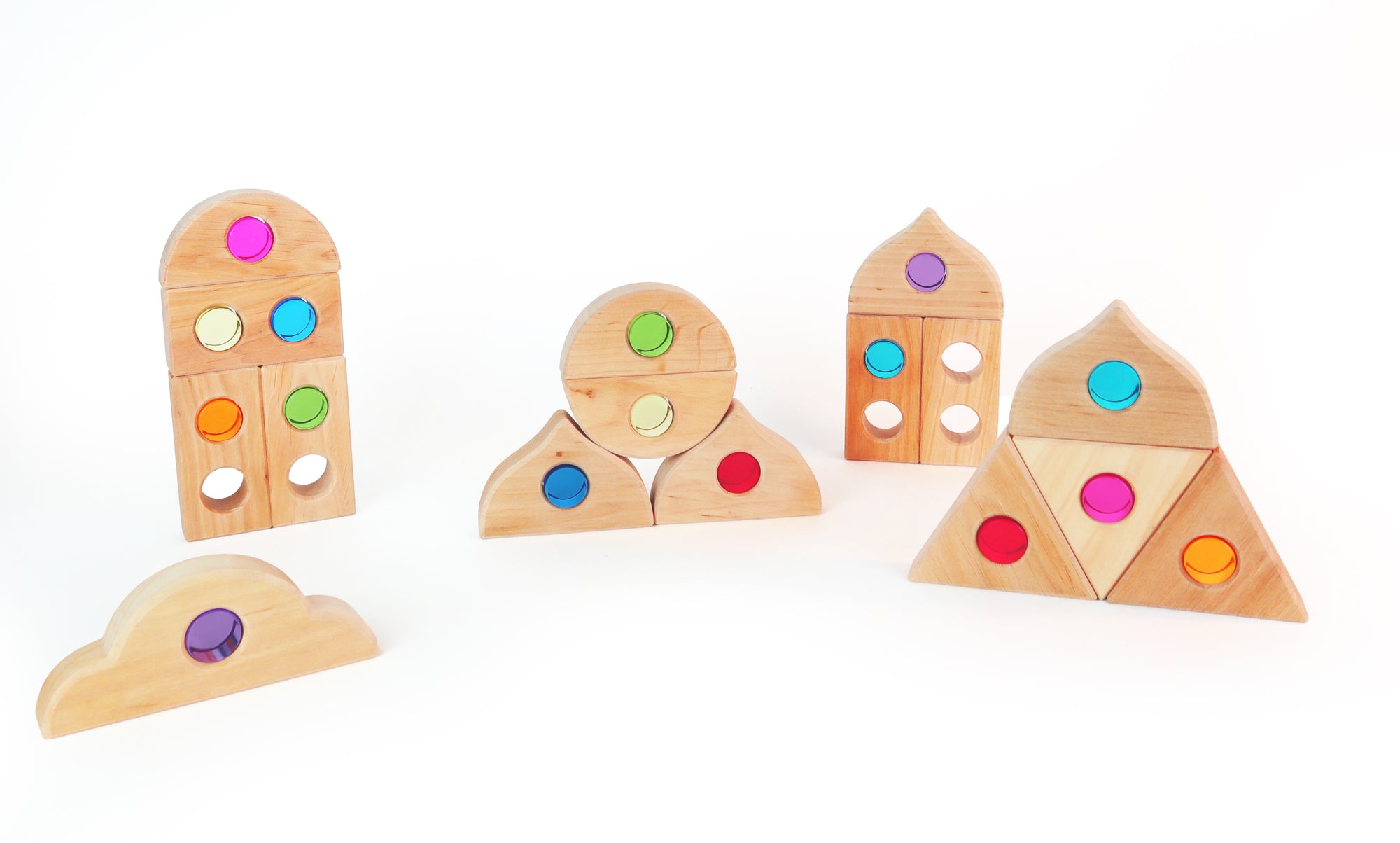 Bauspiel Lichtbauzylinder | 16 Teile