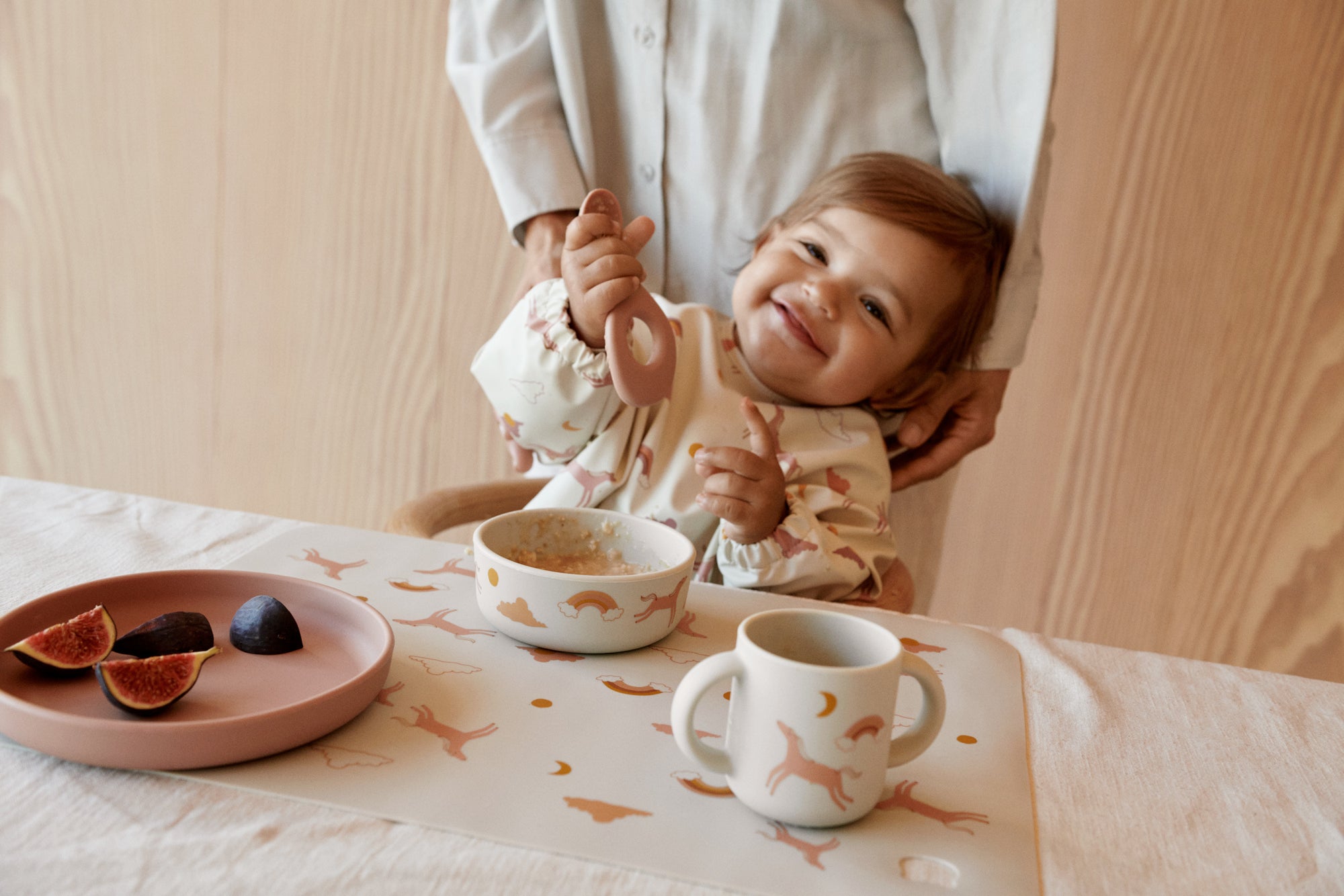 Liewood Silikongeschirrset "Vivi" Dream / Ecru