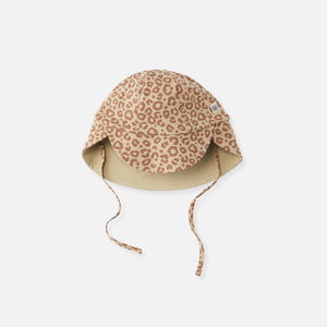 Cloby UV-Sonnenhut Leopard | Brown/Sandy Beach