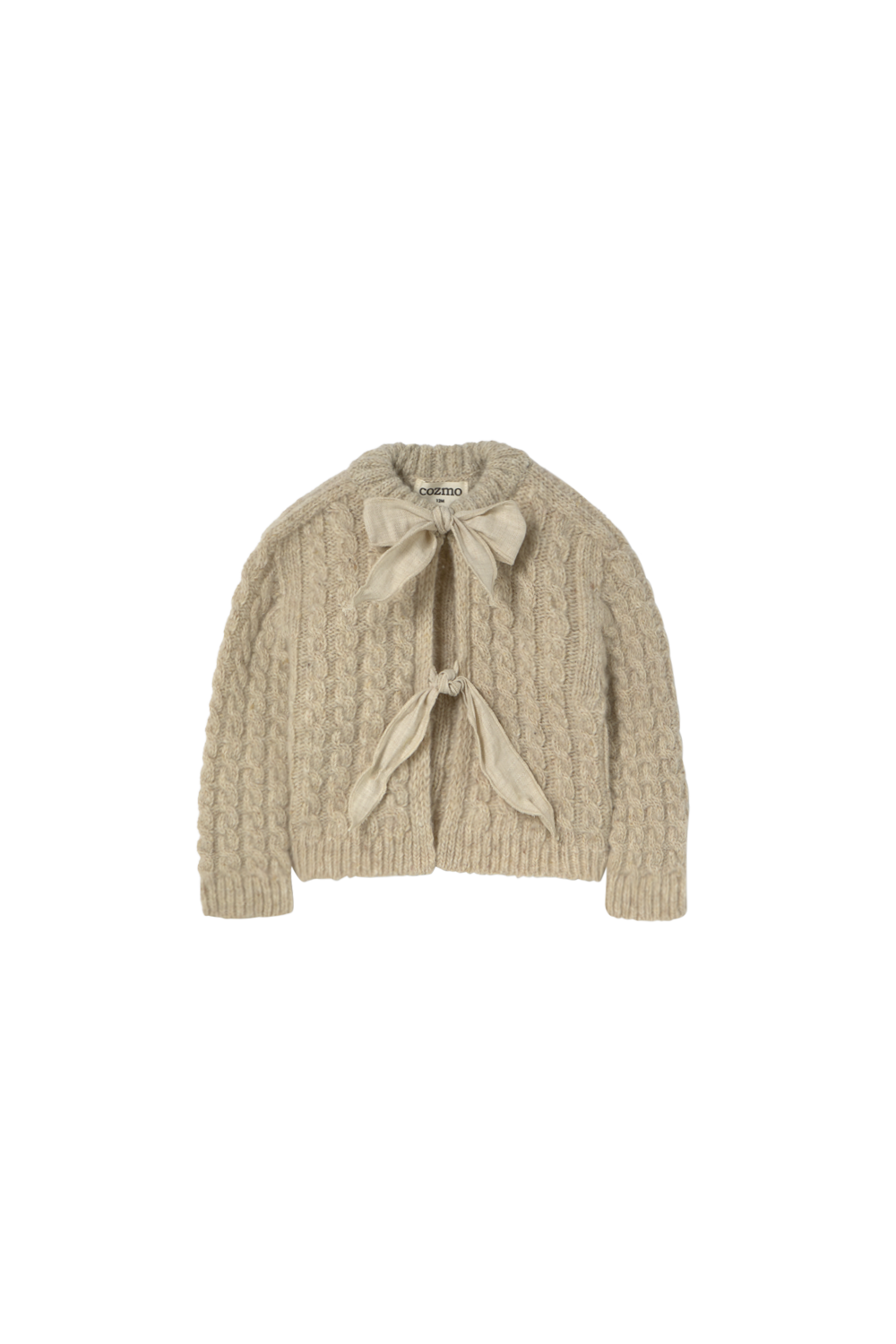 Cozmo Cardigan "Martinique" Wolle | Stone