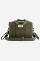 „Rive Droite Mini Darcy Wickeltasche – Military Green, kompakte Anti‑Diaper‑Bag mit Gurt und Green-Design“