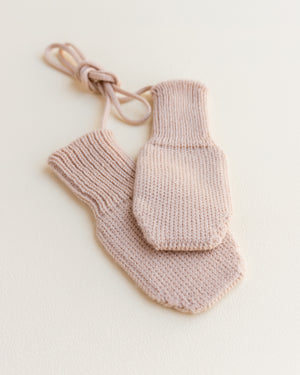 Hvid Baby Handschuhe "Fiza" Apricot