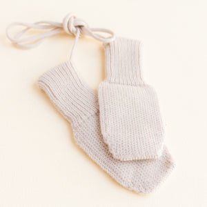 Hvid Baby Handschuhe "Fiza" Cream