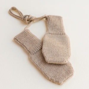 Hvid Baby Handschuhe "Fiza" Sand