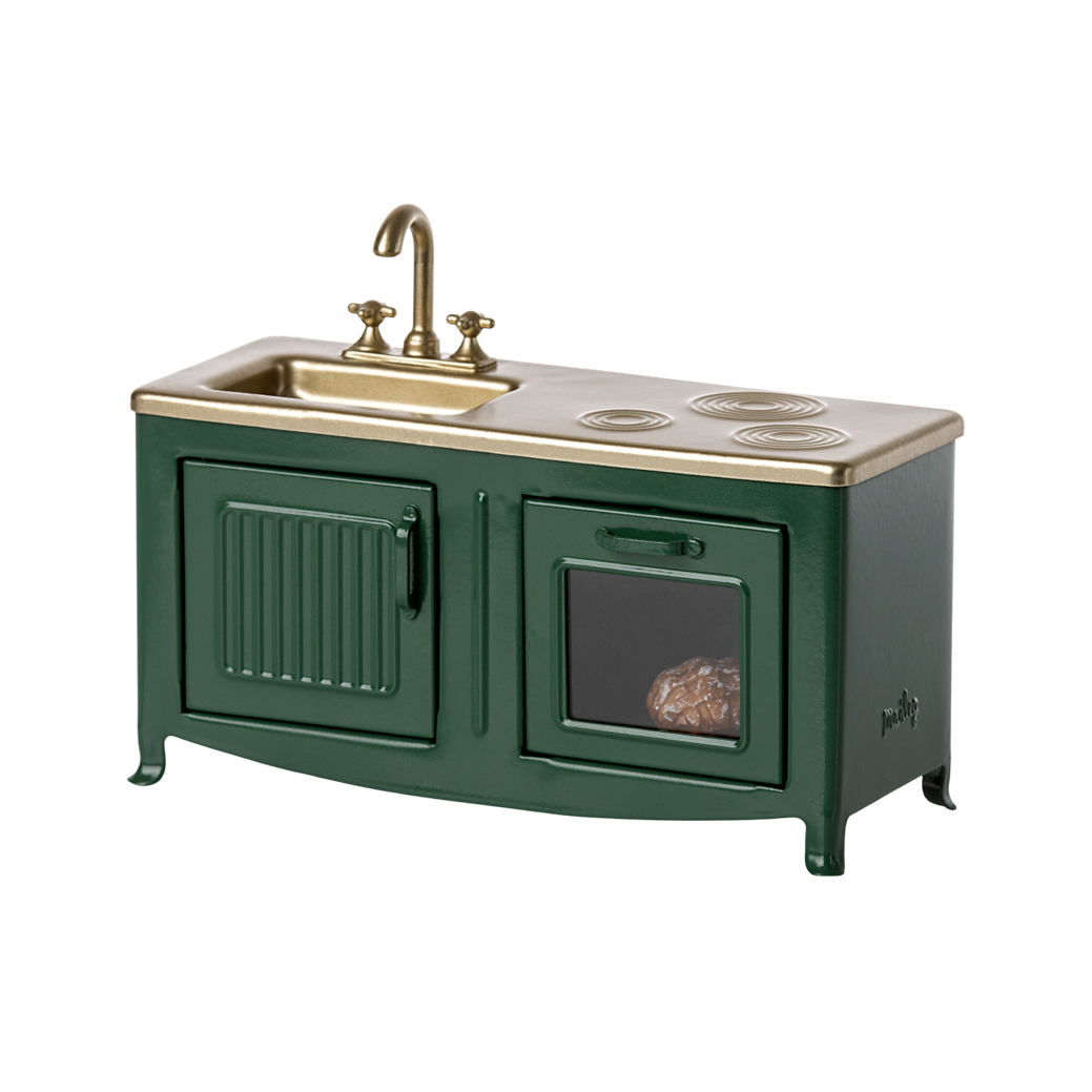 Maileg Küche Dunkelgrün | Maus